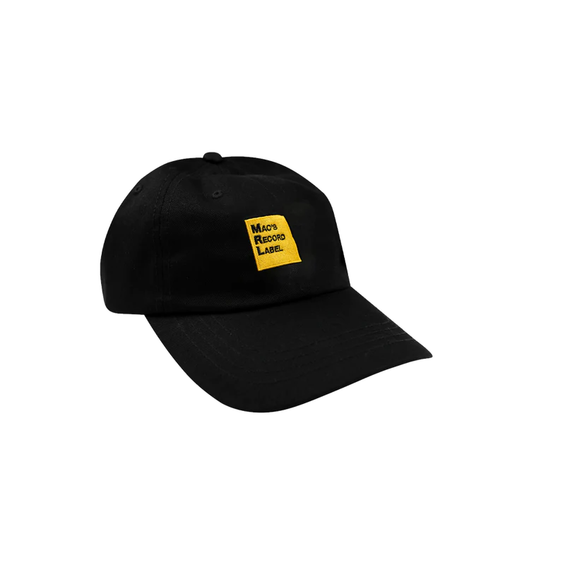 MRL SMALL LOGO BLACK DAD HAT-Mac Demarco Caps